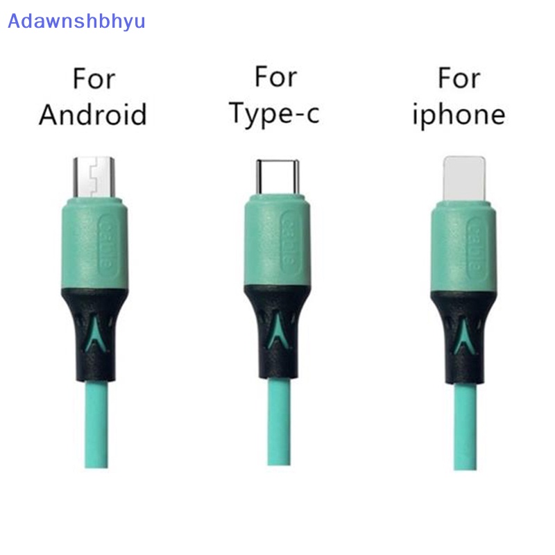 Adhyu Liquid Silicone 5A USB Kabel Data Tahan Lama 1.2m /1.8m Fast Charging Data Cord ID