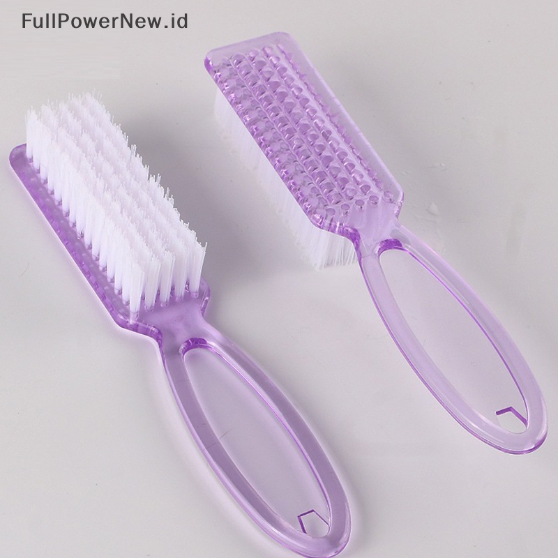 Power Sikat Pembersih Debu Kuku Gagang Plastik Manicure Pedicure File Tool ID