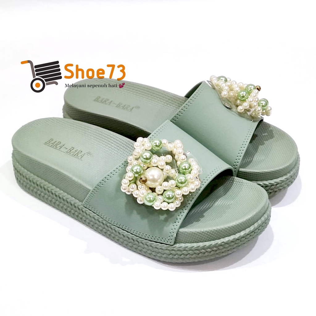 BARA-BARA JSL 895 BK6W SIZE 36-40 ORIGINAL l Sandal Selop pita jelly wanita l Sendal kokop cewek impor