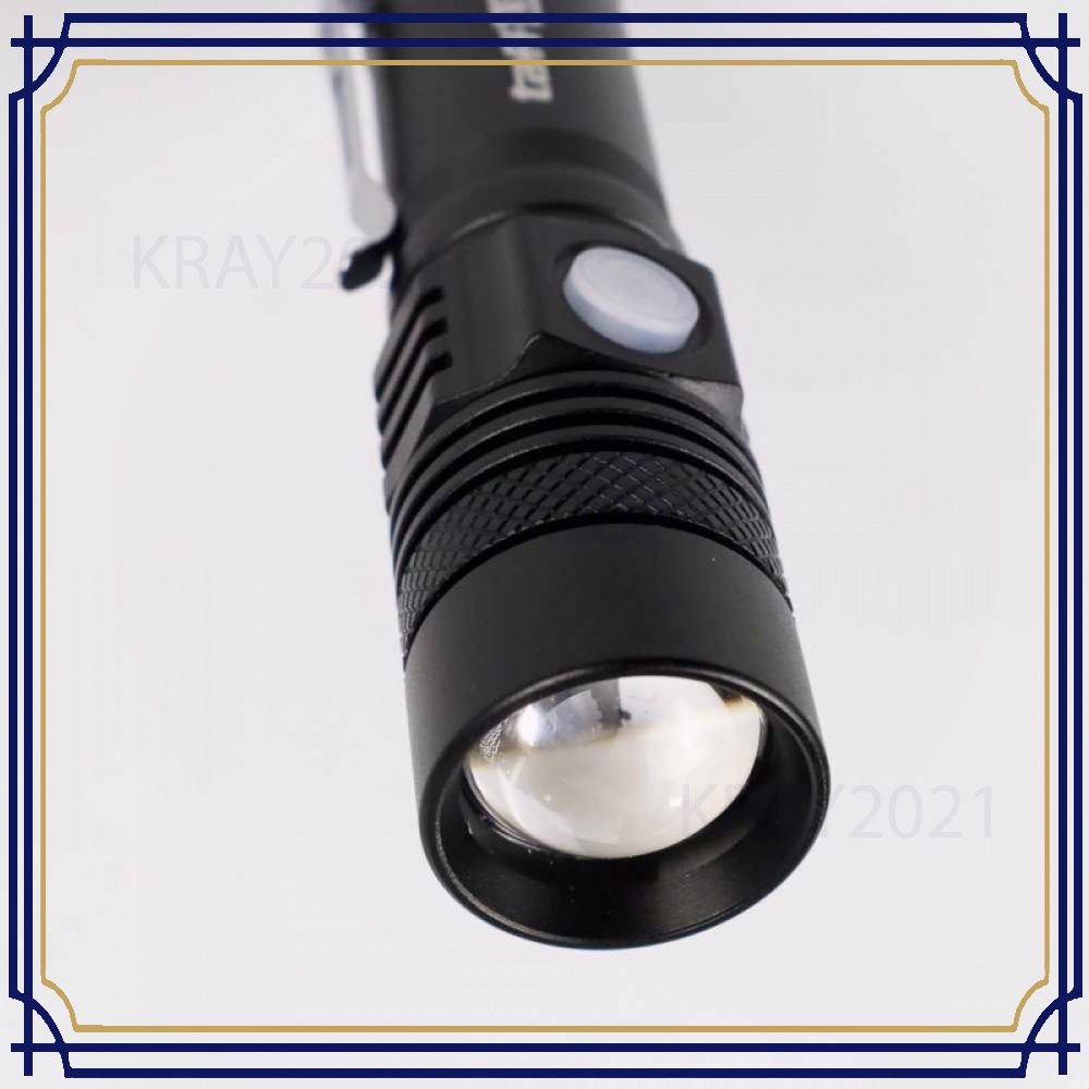 TaffLED Senter LED USB Rechargeable XML-T6 6200 Lumens 10W - P15