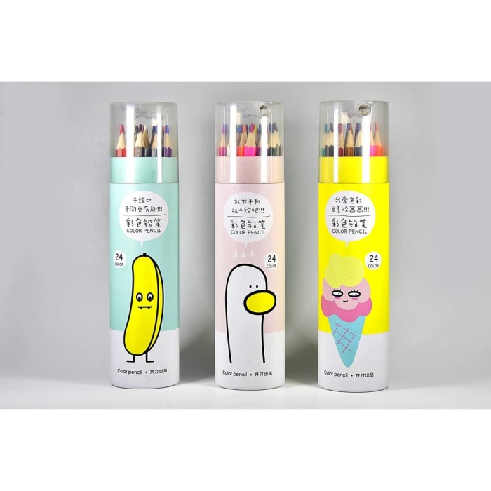 

ARS04 Pensil Warna 24 Warna / Pensil Warna Set / Pencil Color with Box