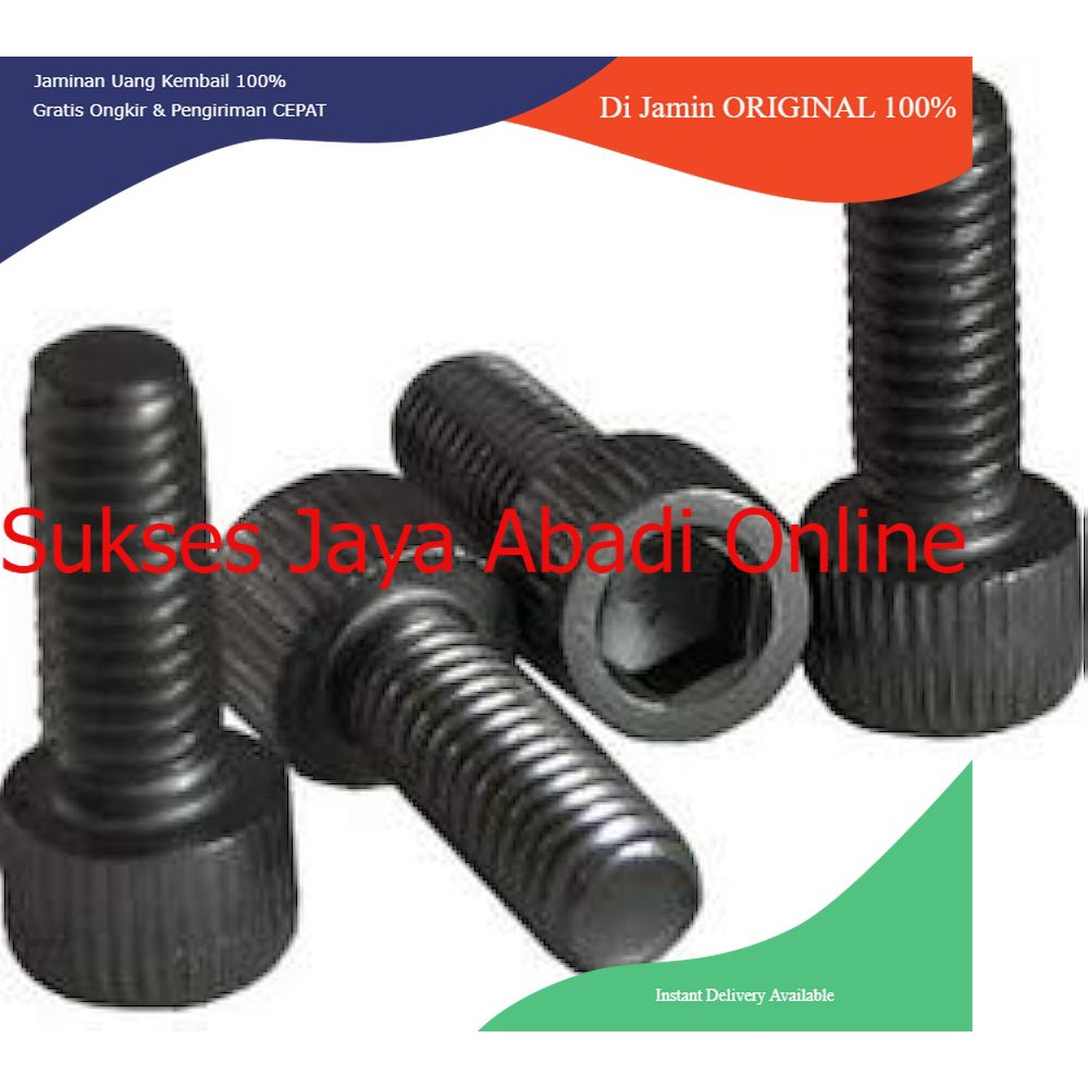 BAUT L M10 X 70 / HEX SOCKET HEAD CAP SCREW M3 M4 M5 M6 M8 M10 M12 M14 M16 M18 M20 M22 M24 M26 M28 M