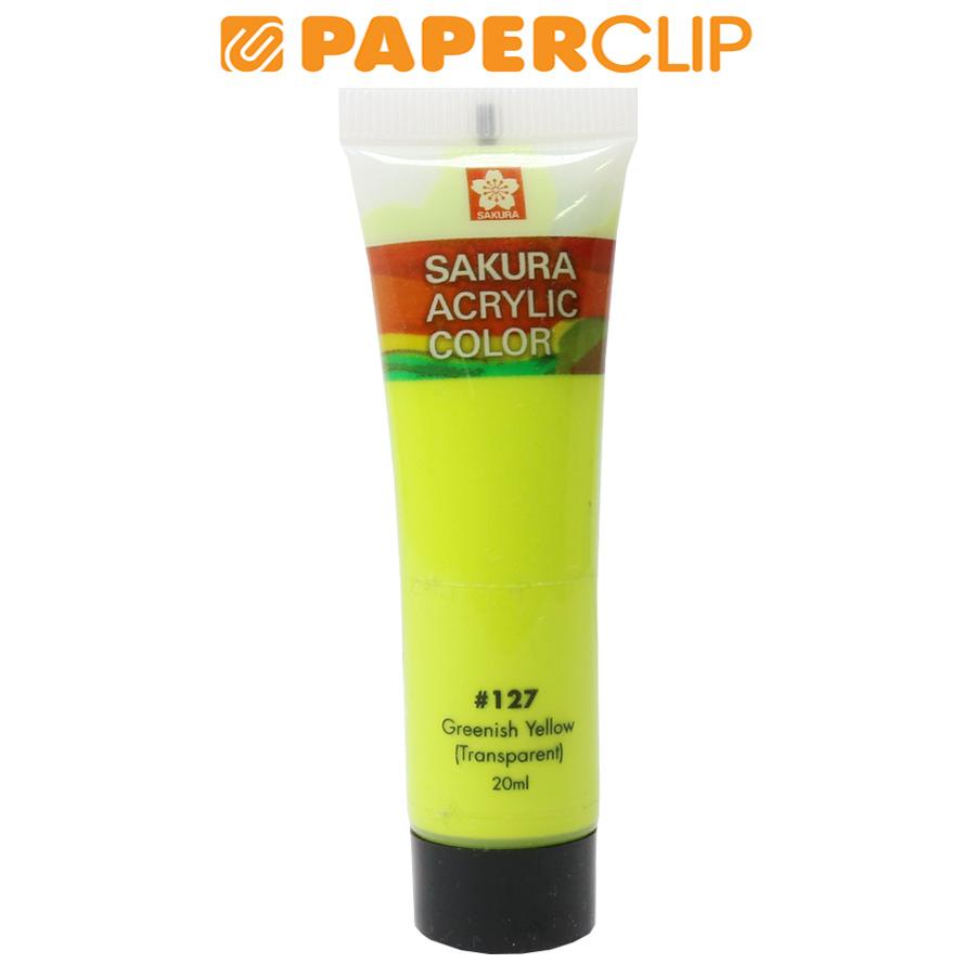 

CAT ACRYLIC SAKURA XAC20-127 20ML GREENISH YELLOW