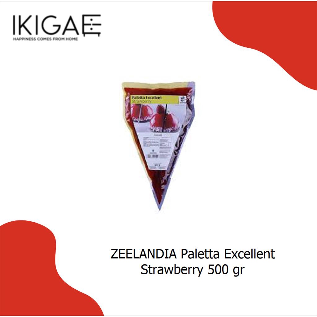 ZEELANDIA PALETTA EXCELLENT  STRAWBERRY / ISIAN RASA STROBERI 500 GR