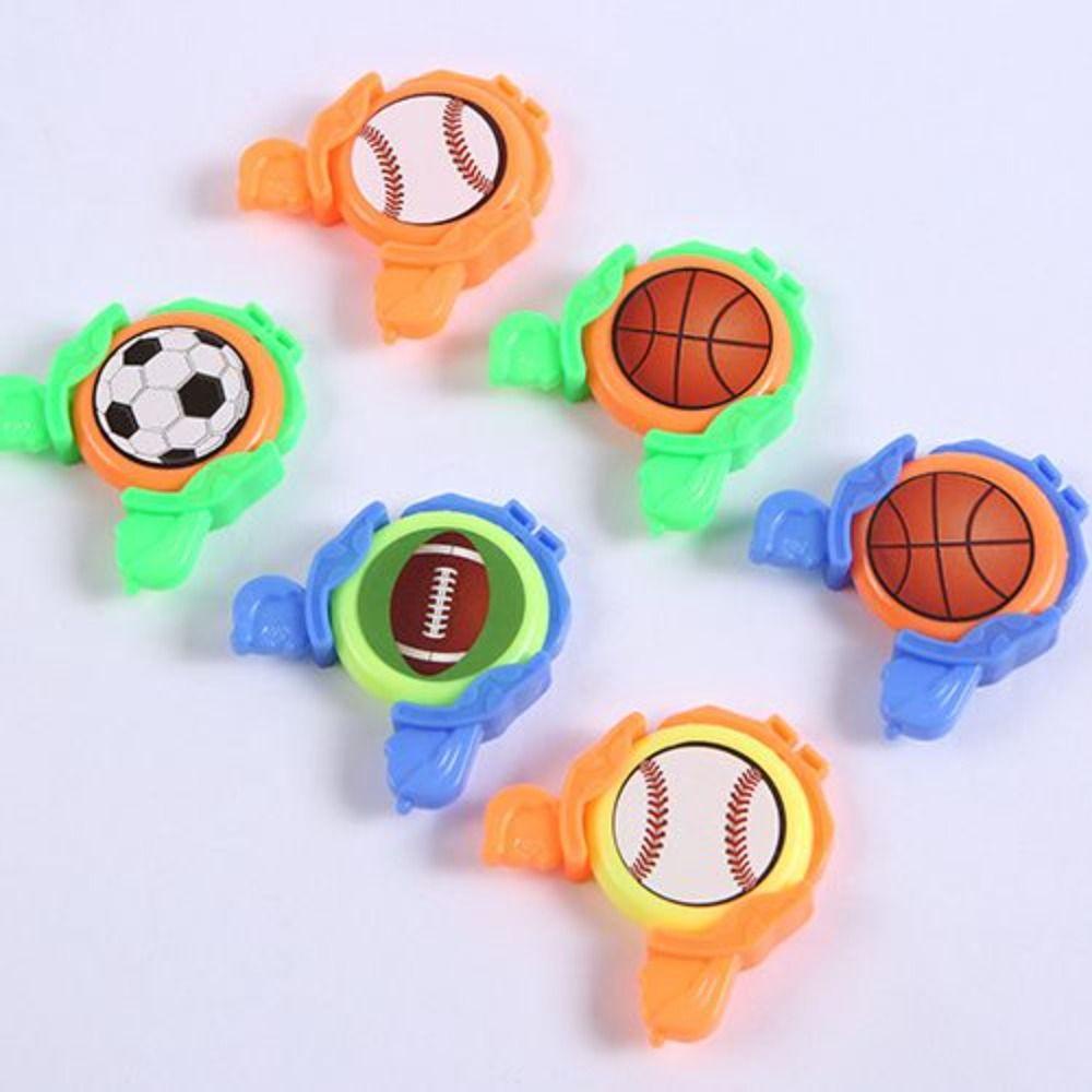 Lanfy Mini Launchers Ball Outdoor Finger Catapult Peluncur Sepak Bola Piringan Terbang Mini Warna Untuk Mainan Outdoor