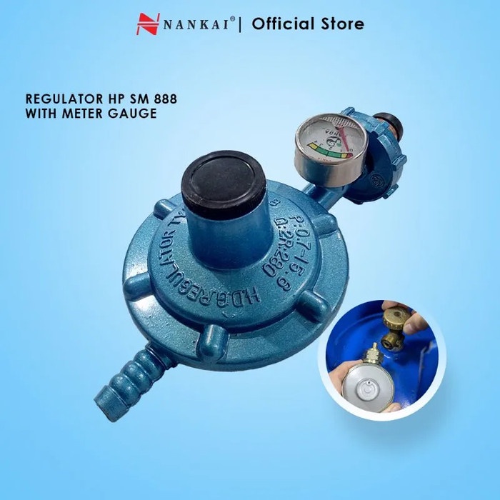 Regulator Hp Sm 888 With Meter Gauge Nankai
