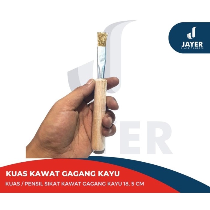 kuas kawat kuningan sikat baja penghilang kerak mesin Multifungsi
