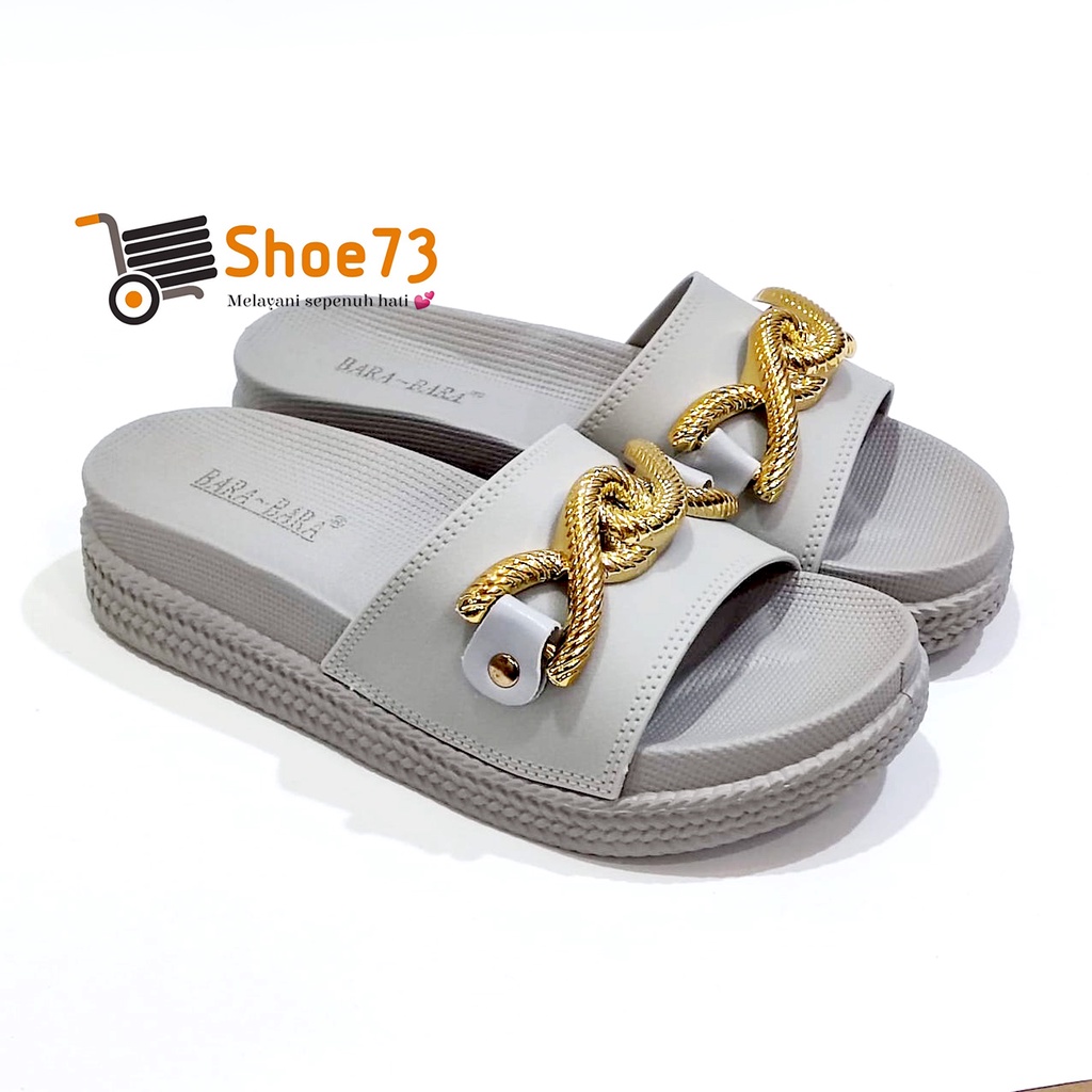 BARA-BARA JSL 895 V-58 SIZE 36-40 ORIGINAL l Sandal Selop pita jelly wanita l Sendal kokop cewek impor