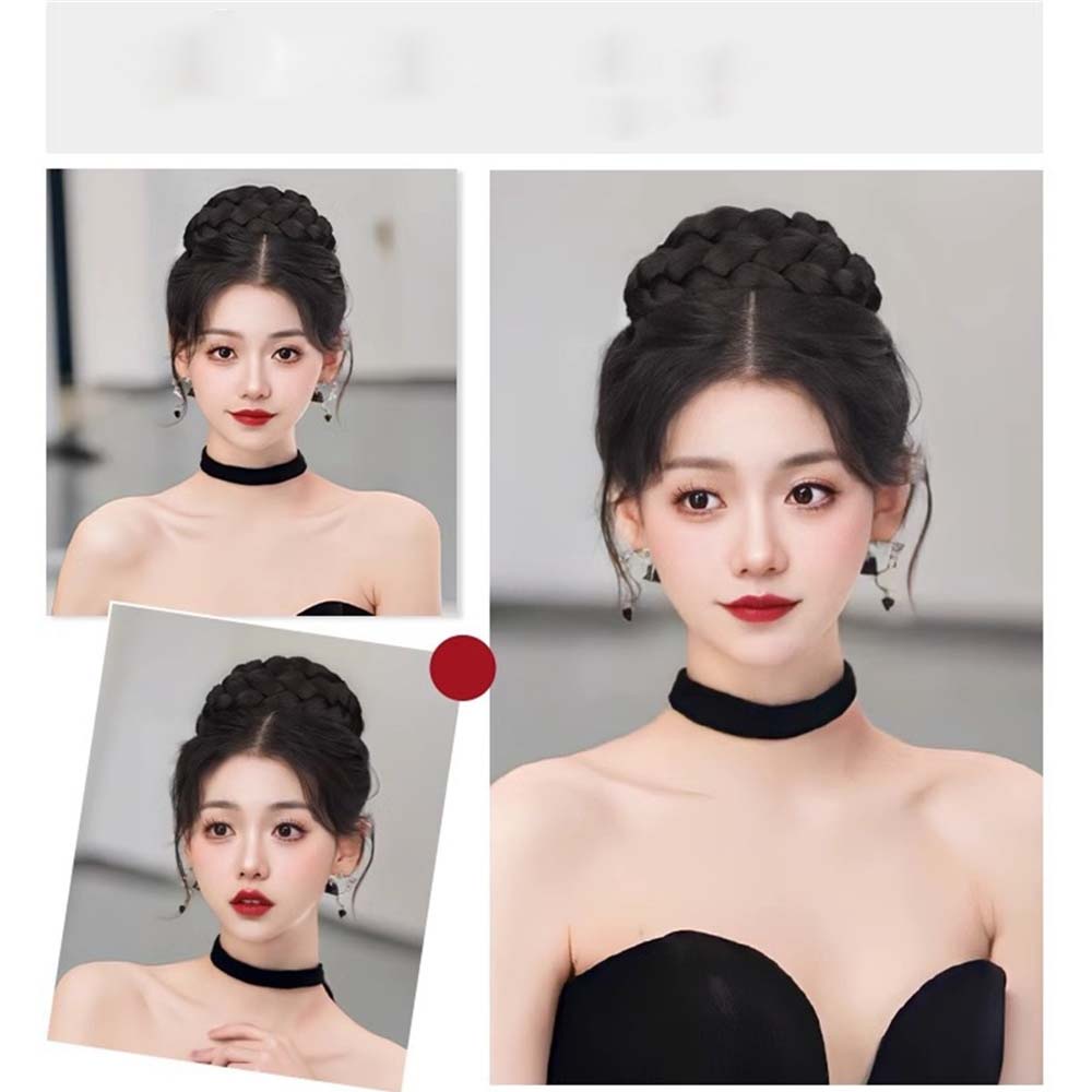 Aksesoris Rambut Gaya Princess Untuk Wanita Sanggul Hairpiece Wig Untuk Pakaian Tradisional China Dan Pernikahan