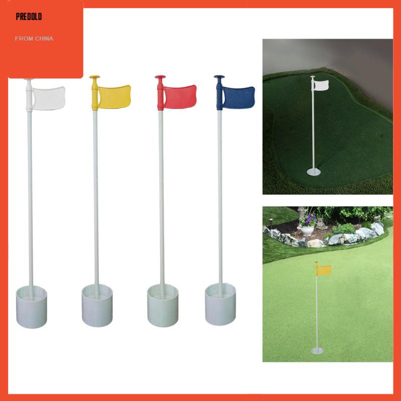 [Predolo] Golf Putting Bendera Hijau Dan Latihan Tiang Bendera Golf Bendera Golf Rumah