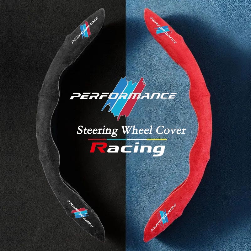 Bmw Performance Car Steering Wheel Cover Bahan Kulit Suede Untuk BMW E36 E39 E46 E88 E87 E60 E61 E90 E84 E53 E85 E83 E91 E92 E60 Aksesoris