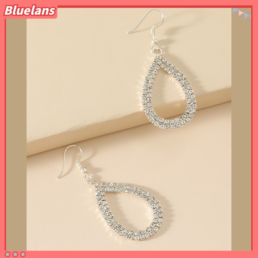 [BLS] Anting Tetes Berlian Penuh Baris Dua Modis