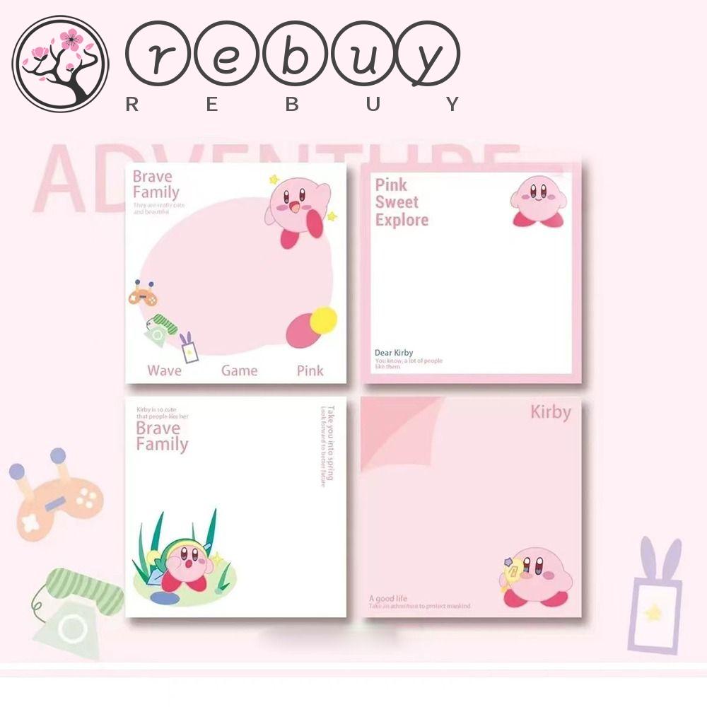 Rebuy Memo Pad Lucu Kirby Kartun Keypoints Marker Membaca Label Perlengkapan Kantor Sekolah Sticky Bookmark To Do List Label Label Perekat