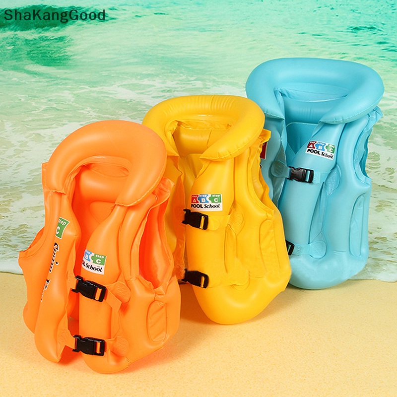 Cincin Renang Anak Selip PVC Inflatable Float Seat Alat Bantu Renang Safety Float Swim Life Jacket Safety Water Mainan Pelampung Jaket Angkat Rompi SKK