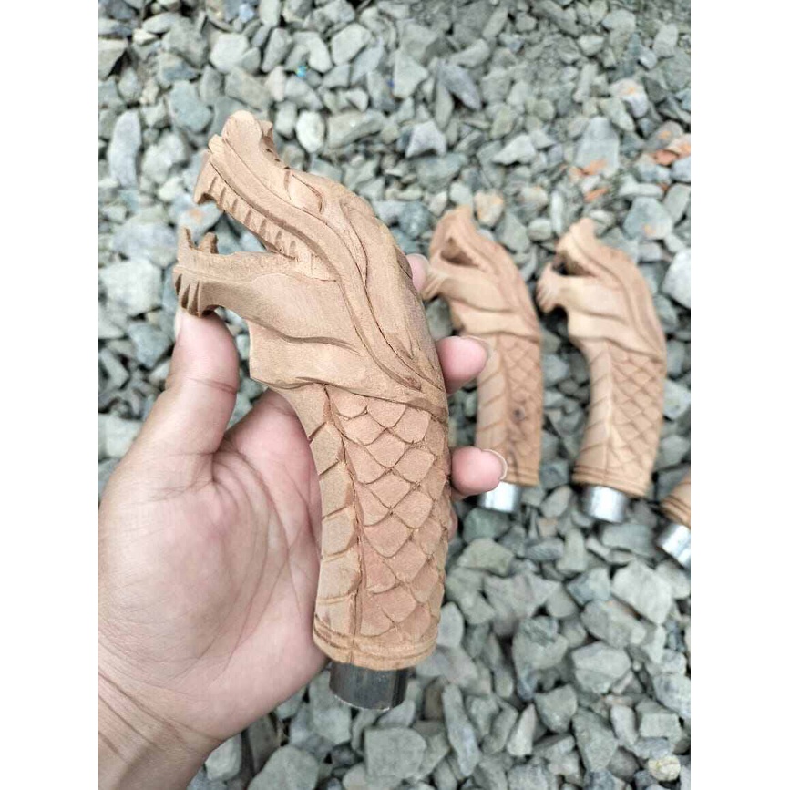 GAGANG PISAU UKIR NAGA ... GGANG KAYU RASMALA UNTUK 30 CM KE ATAS