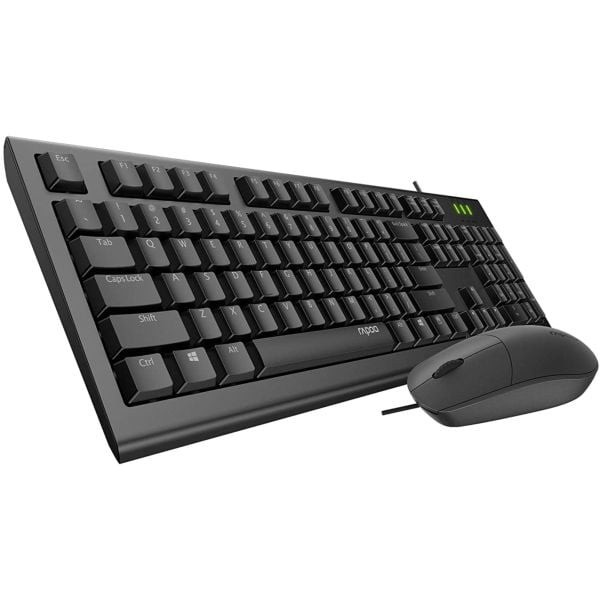 Rapoo X-125s Wired Mouse Keyboard Combo Bundle Bundling Set X125s