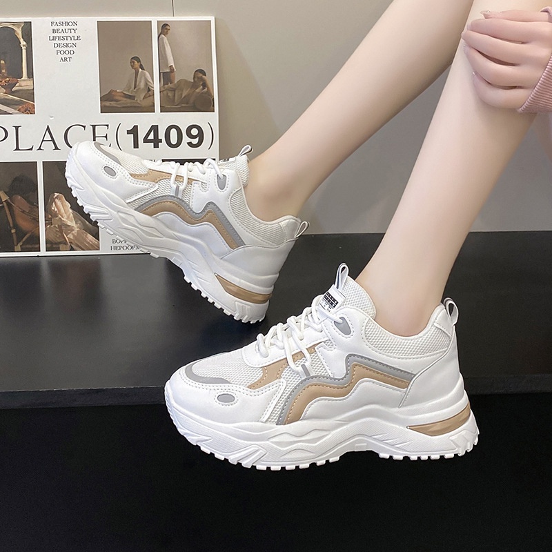 GRATIS BOX HS - 0294 Sepatu Sneakers Casual Wanita Fashion Shoes