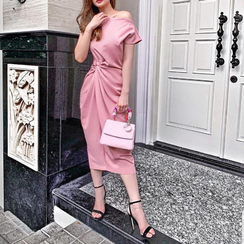 KC - Erica Dress - Gaun Scuba Natal Pesta