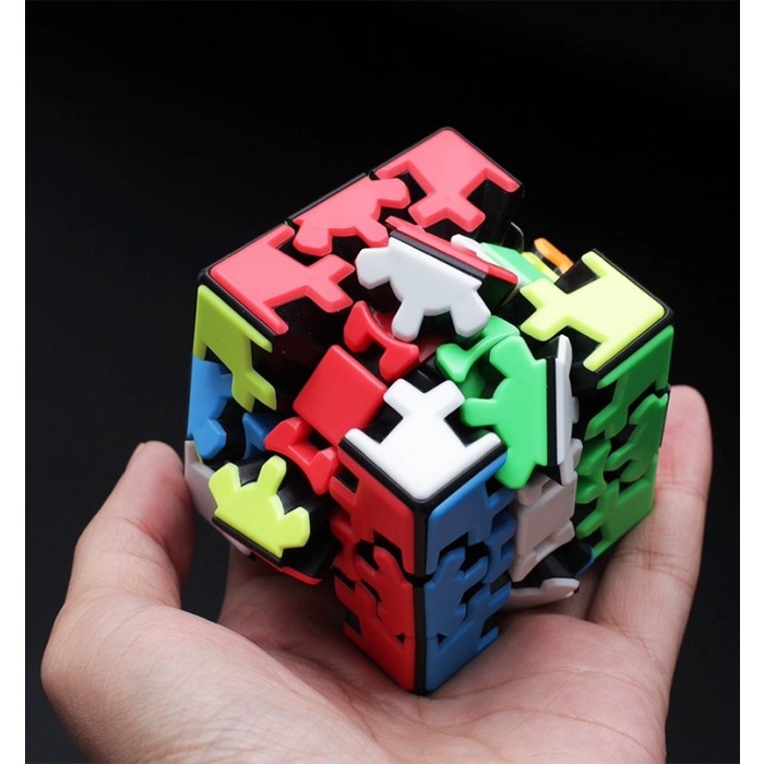 Rubik Gear Cube Kungfu Cube Stickerless Fullcolor - Rubik Gearcube