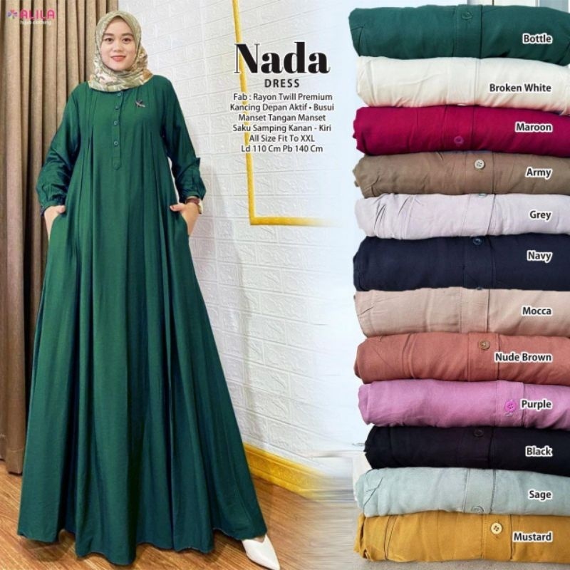 NADA DRESS ORI ALILA | Rayon Twill Premium