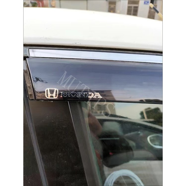 Stiker Logam Logo Mobil Honda 3D Kreatif Dekorasi Lencana Interior Pintu Jendela Mobil Untuk CRV HRV BRV Accord Mobilio Brio City Civic WRV Odyssey Freed Jazz