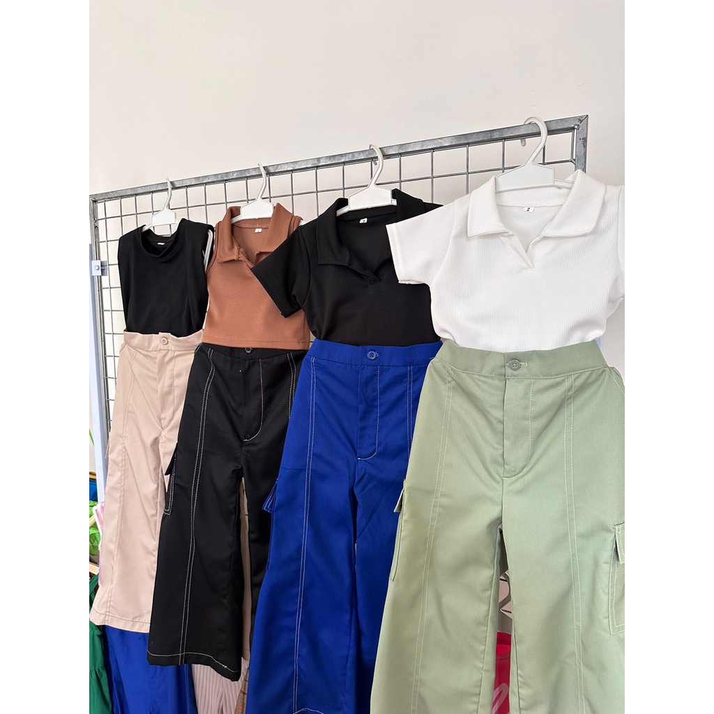 CELANA PANJANG CARGO ANAK PEREMPUAN &amp; LAKI-LAKI// STATE CARGO TROUSERS