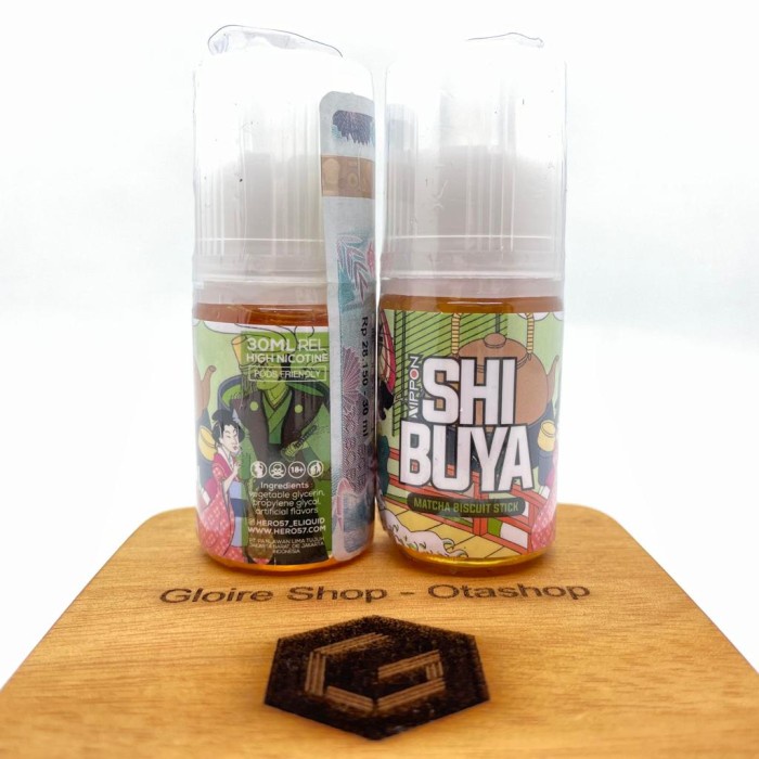 SALT - Nippon SHIBUYA MATCHA Biscuit Stick 30ML by Hero57 Liquid Pods