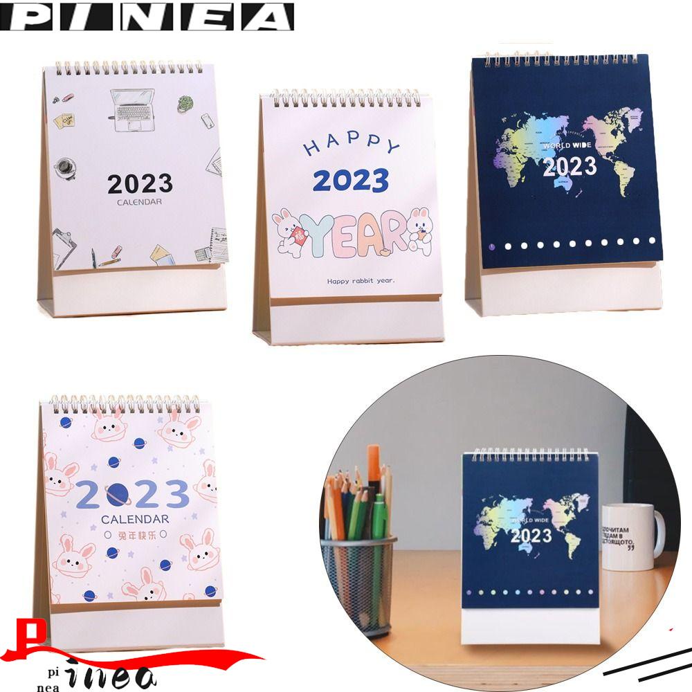 Nanas 2023kstop Kalender Kertas Notebook Fashion Perencana Tahunan Kartun Gadis Agenda Organizer