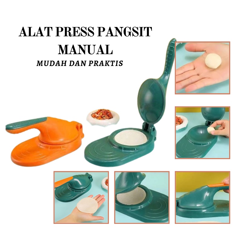 GOS - C212 - Alat Pembuat Pangsit - Alat Press Kulit Pastel  - Cetakan Press Adonan Pangsit Handmade Serbaguna