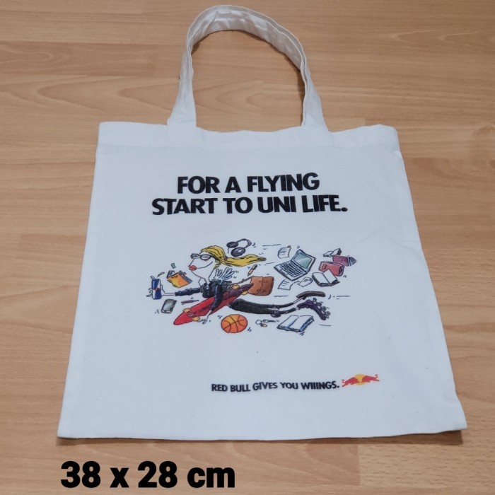 

[SC] ToteBag / Tas Bahan Kain Tebal RED BULL