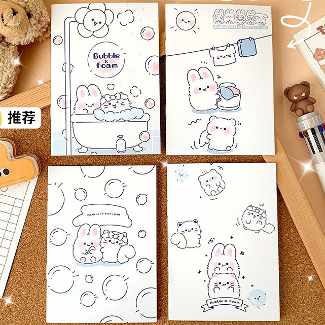 4pcs Buku Book Mini Catatan Tulis Notes Notebook Kecil Mini OSM-ST0202