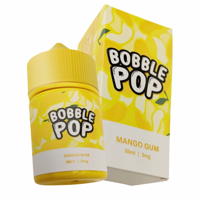 Liquid Bobble Pop Mango Gum 60ML by Puff Distribution