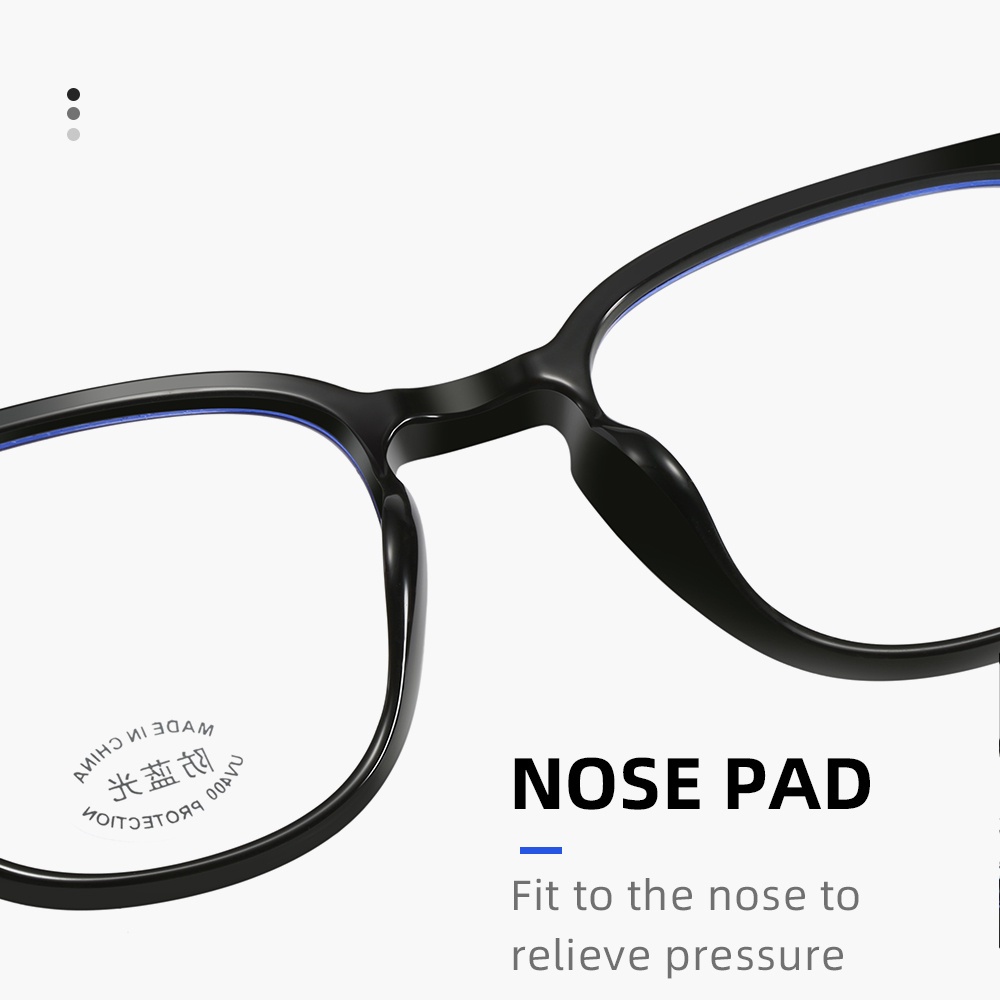 Viendo Kacamata Minus Photocromic Anti Radiasi Blueray Wanita Cowok Pria Korea  Gaya Fashion Elastik TR90 Frame 2 in 1 Bluecromic Potocromic Fotocromic Antiradiasi Kecamata Komputer HP Anti sinar Matahari UV400 Kaca Mata Optik-7