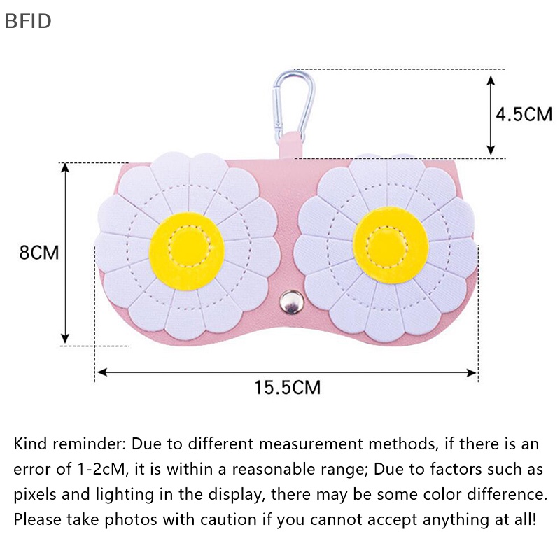 [BFID] Tas Case Pelindung al Portabel Liontin Woman Glasses Case Kartun Lucu Sunglasses Clip [ID]