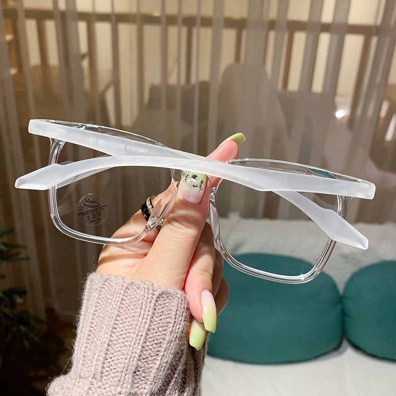 Kacamata Anti Blue Light Transparan Anti Radiasi Untuk Wanita Kacamata Eyeglasses Komputer Goggles Eyewear Glitter Frame