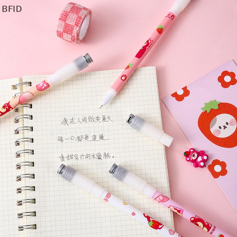 [BFID] Kawaii Luminous Pen Alat Tulis Siswa Deion Luminous Transfer Pen 0.5mm Carbon Black Gel Pen [ID]