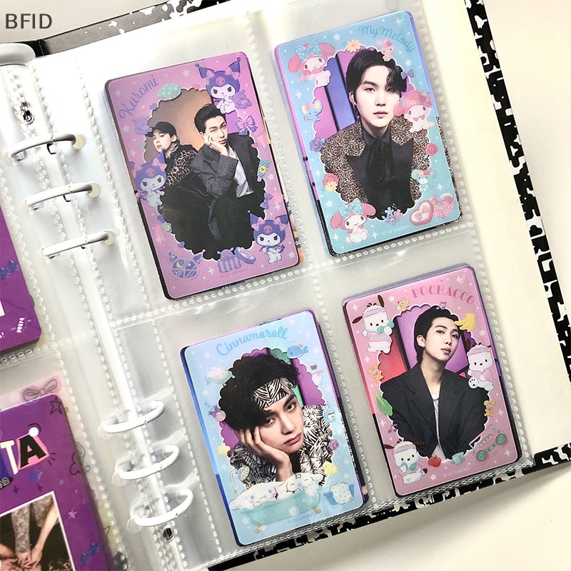 [BFID] 5pcs/set Kartu Transparan Kartun Lucu Dekorasi 3inch Idol Album Postcards Scrapbooking DIY Kolase Bahan Stiker Hadiah [ID]