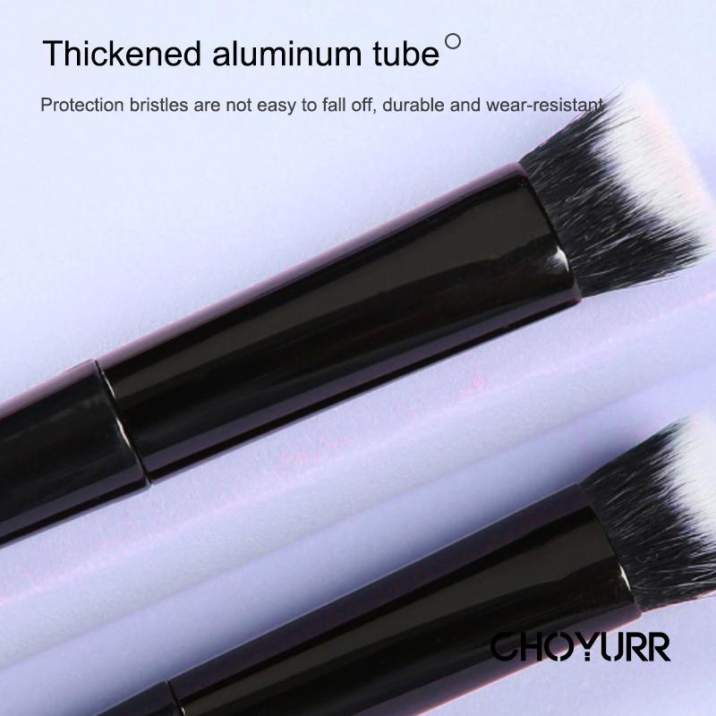 【COD】Concealer Make-up Brush Double-Sided Slope Foundation Kuas Rias-CH