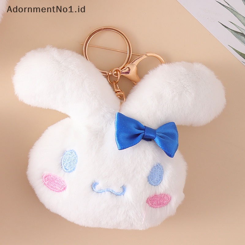 [AdornmentNo1] Disney Series boneka Plush mainan liontin lucu Strawberry beruang ornamen animasi turunan kartun ransel mobil gantungan kunci dekorasi