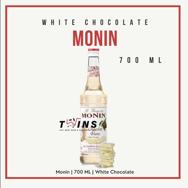 

MONIN SYRUP - WHITE CHOCOLATE 700 ML (70CL)