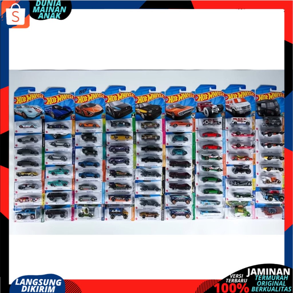 HOT WHEELS ORIGINAL DARI MATTEL - HOT WHEELS BAHAN BERKUALITAS ANEKA MODEL