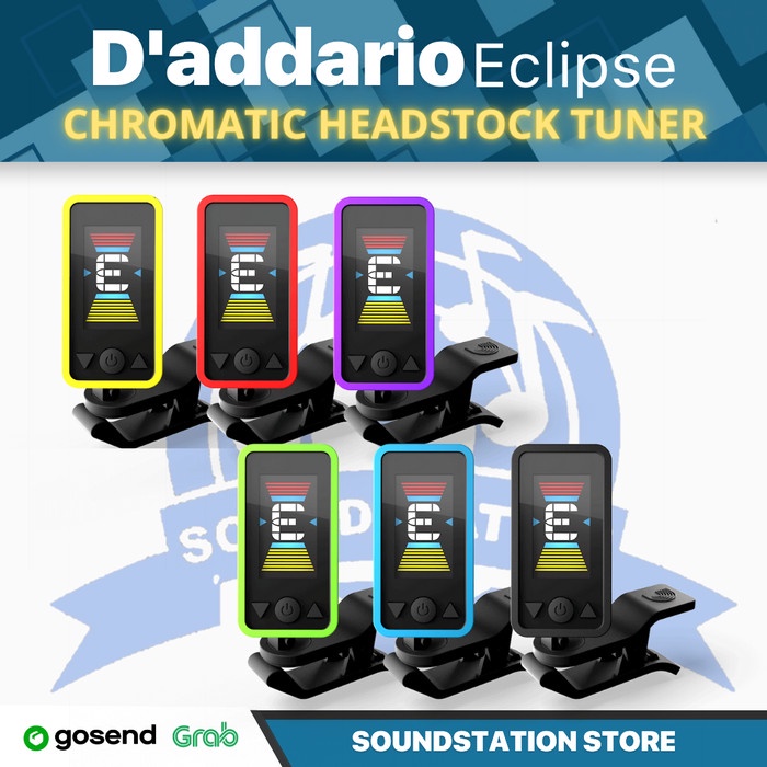D'ADDDARIO Eclipse Tuner - Tuner Gitar Bass
