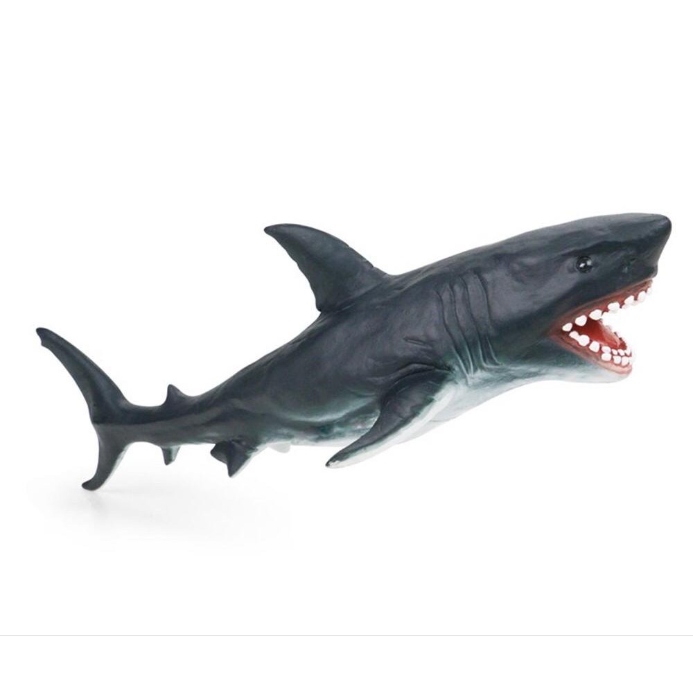 New Canna Pajangan Dinosaurus White Shark - Figure Hiu Putih