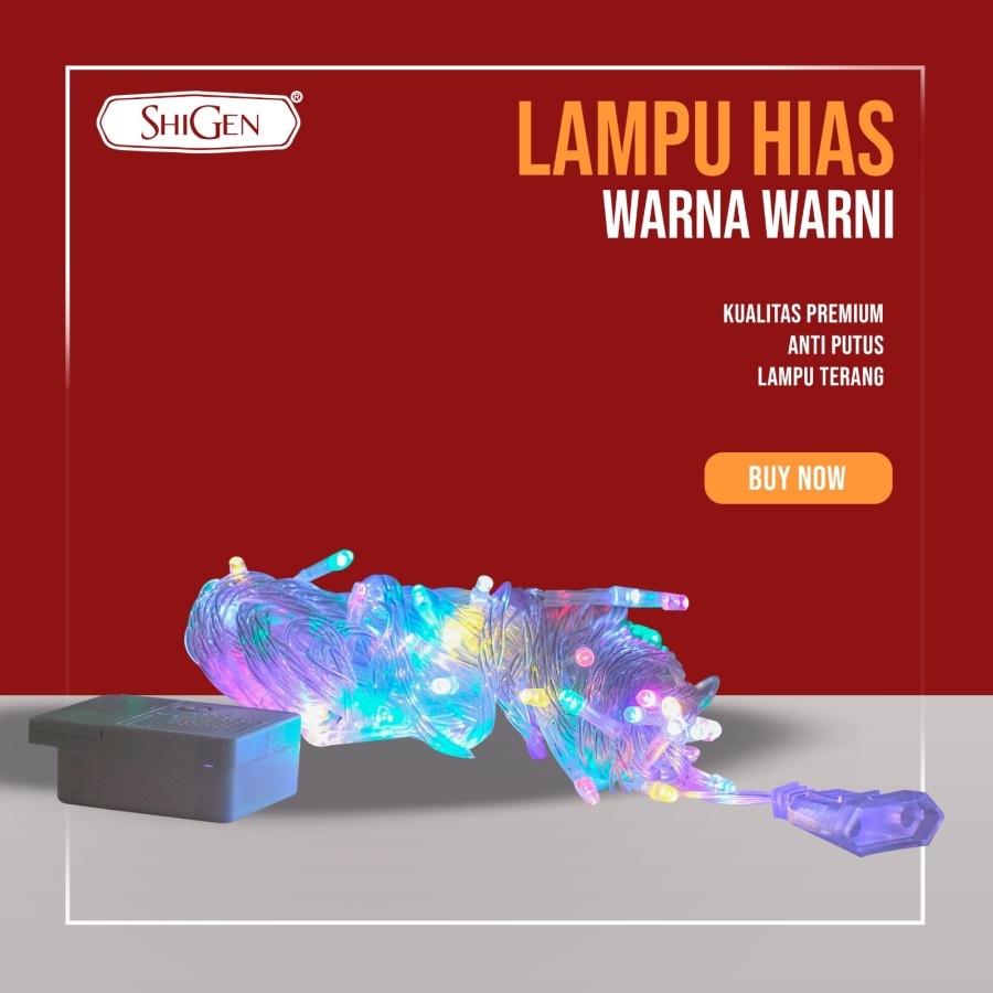 Lampu Hias / Lampu Natal ECO Shigen Premium NEW