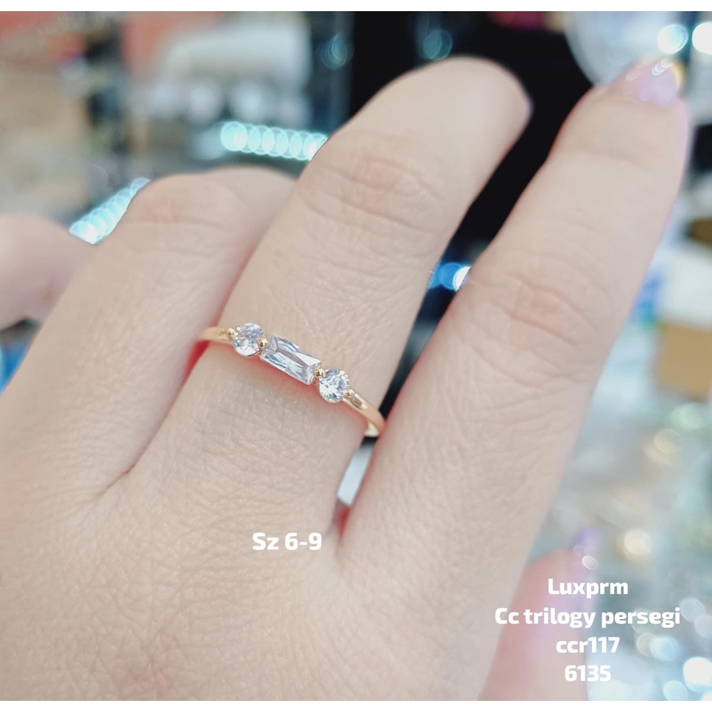Cincin Trilogy persegi CCR-117 XP