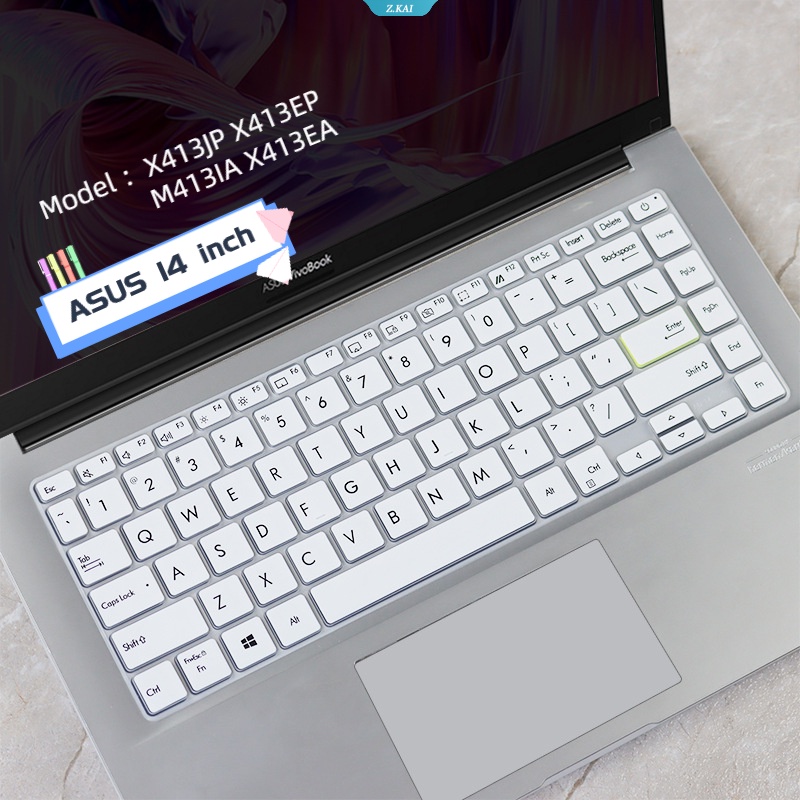 Cover Keyboard Laptop Untuk Asus 14inch 2020 X413JP X413EP M413IA X413EA 14/14s Kulit Pelindung Keyboard Silikon Tahan Air Dan Debu Cakupan Penuh [ZK]