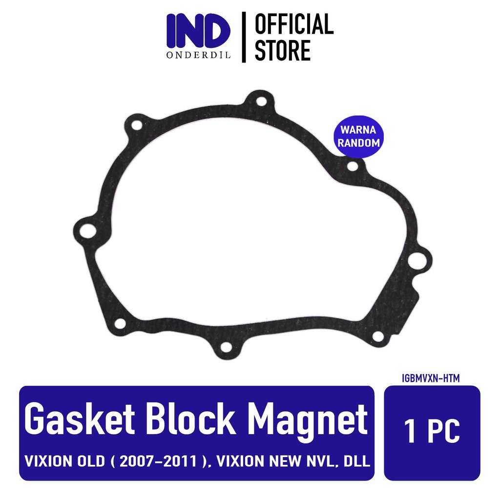 IND Onderdil Gasket-Packing-Paking Blok-Block Magnet-Magnit Kiri Vixion 2007-2011-New NVL 2013-2014