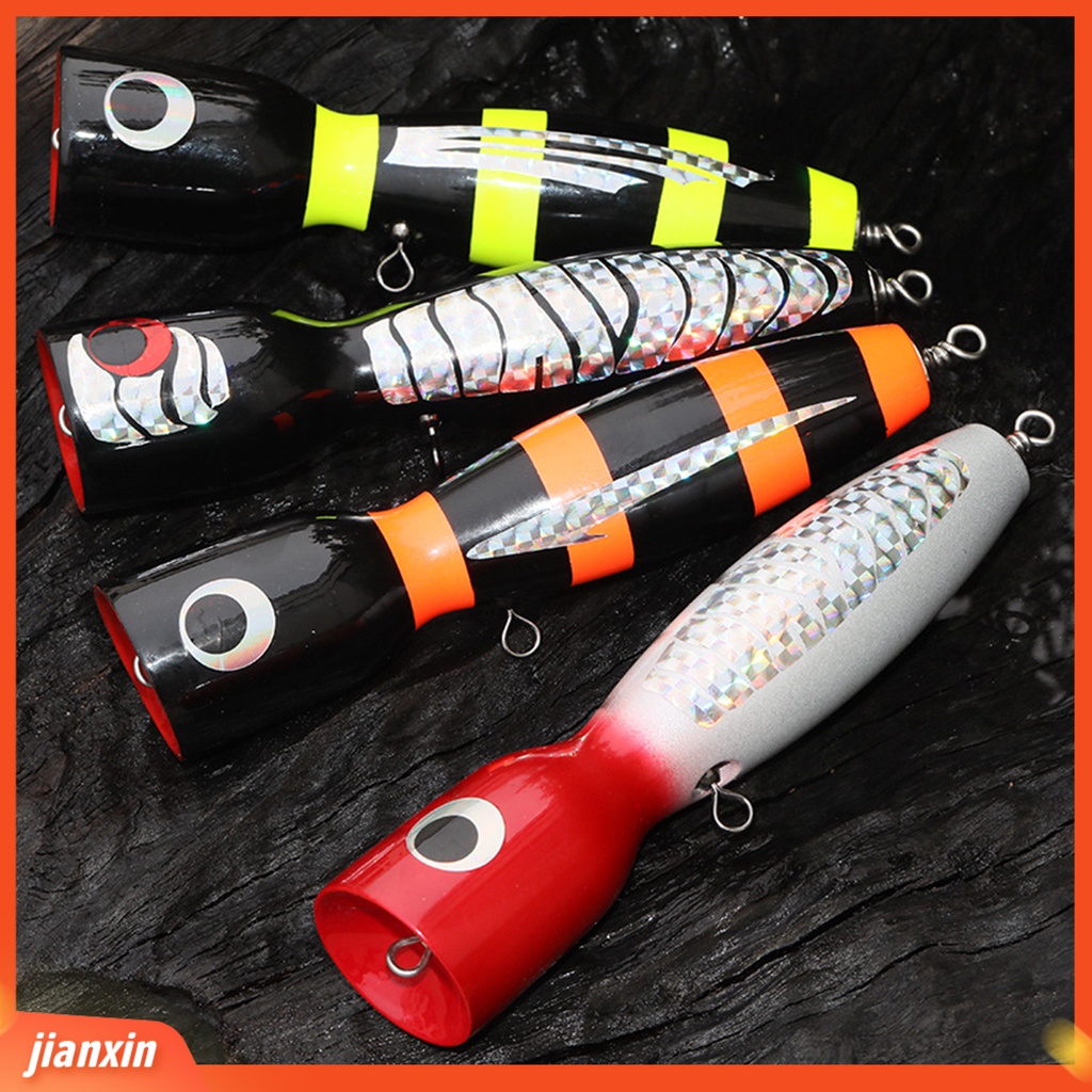 (In Stock) Umpan Ikan Vibrant Warna Merampingkan Desain Umpan Kayu Slow Sinking Hard Lure Fishing Tackle Gadget Perlengkapan Memancing
