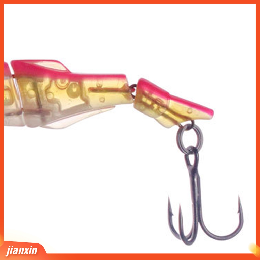 (in Stock) 9cm/7g Umpan Pancing 3D Simulasi Fisheye Tajam Kait Meningkatkan Laju Ikan Tahan Air Manik-Manik Baja Bawaan Memancing Bentuk Bersama Hidup Umpan Ikan Untuk Memancing Di Luar Ruangan