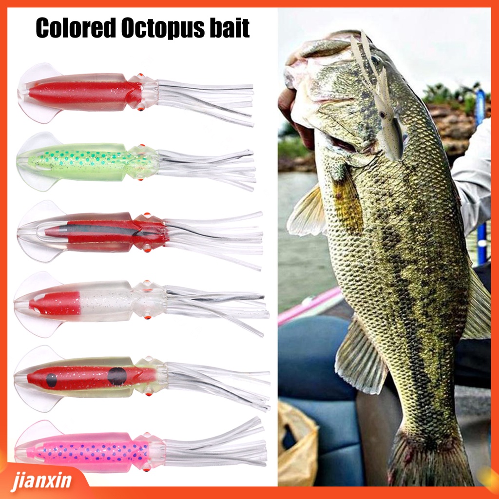 (In Stock) 12cm 12.7g /15cm 20g Fishing Lure Vivid Ringan Pemasangan Mudah Umpan Pancing Cumi Lembut Untuk Pecinta Memancing